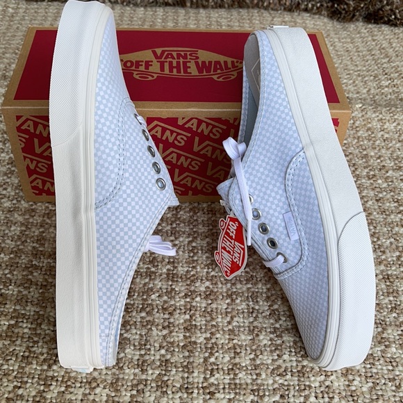 Vans Authentic Mule Pastel Checkerboard Misty Bl W - Picture 12 of 16